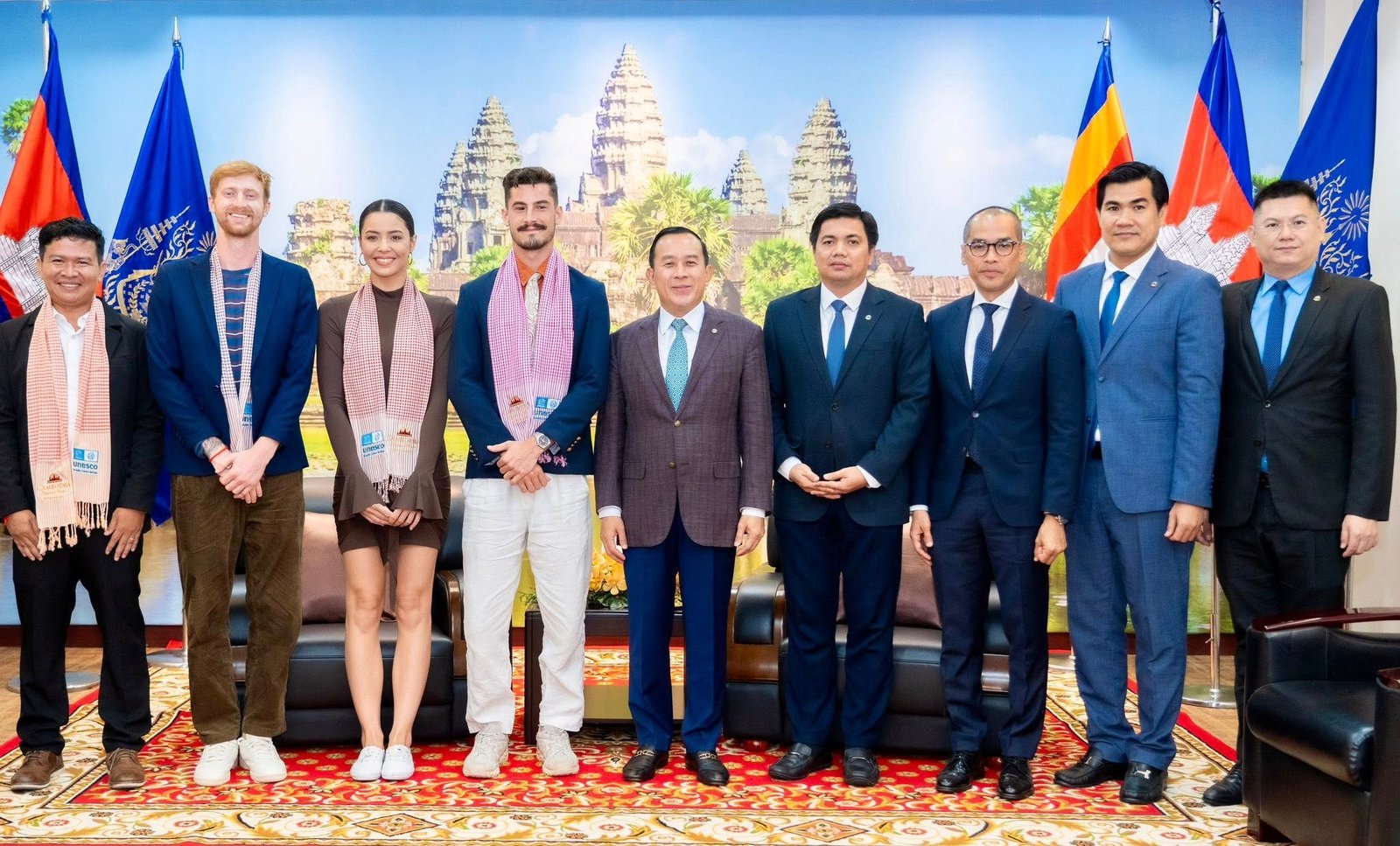 Cambodia’s Tourism Minister meet with the Jacob Media Team